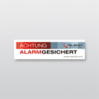 Telenot 61238 - Aufkl. ACHTUNG Alarmgesichert