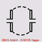Symbol für Hochfrequenzschranke