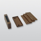 Telenot 100090346 - Aufbaugehäuse-Satz AGS1 braun