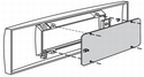 Notifier Sicherheitssysteme 020-485-009 - BP-ECK, Blindplatte für die Erweiterungs