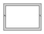 Notifier Sicherheitssysteme 020-038-009 - UP1-0B, Unterputz-Rahmen für die NF 300