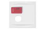 Ackermann-Clino 88881L3 - Abdeckplatte mit Taste -rot
