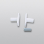 Telenot 910091709 - Einbauflansch mit Magnet