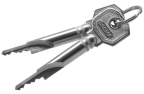 Honeywell Security 022996 - DLF Schlüssel, gleichschließend