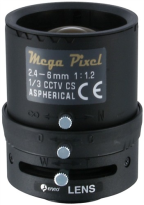 Diverse Videohersteller 43258 - F1,2/2,4-6mm Megapixel-Objektiv mit vari