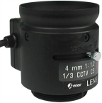Diverse Videohersteller 47148 - F1,2/4mm DC-Objektiv mit Fokus Konstanth