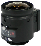 Diverse Videohersteller 47161 - F1,2/2,2mm DC-Objektiv mit Fokus Konstan