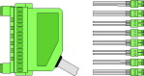 novar - Kabel für Schrankrückwand DOM 4-8
