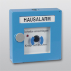 Telenot 100078785 - Handfeuermelder blau Alu