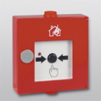 Telenot 100078806 - Handfeuermelder rot Alu