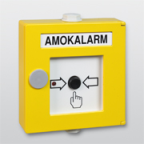 Telenot 100078715 - Handmelder gelb Alu AMOKALARM