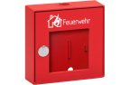 novar - Handfeuermeldergehäuse Alu, rot