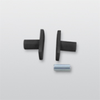 Telenot 910093567 - Einbauflansch mit Magnet für