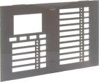 Honeywell Security 013022 - LED/LCD Frontplatte grau