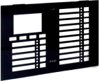 Honeywell Security 013024 - LED/LCD Frontplatte schwarz