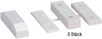 Honeywell Security 082405 - Magnet m. Aufbaugehäuse u. Aufbausockeln