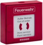 Druckknopfmelder Feuerwehr