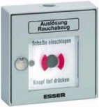 Druckknopfmelder Auslösung Rauchabzug