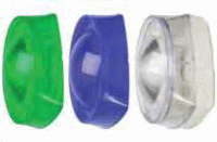 Optischer Alarmgeber IQ8Alarm, transparent/blau/grün
