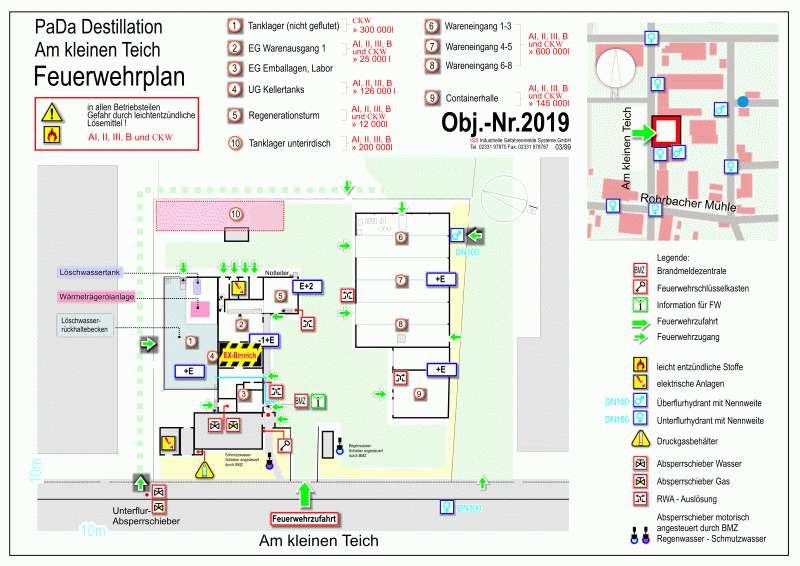 Beispiel 1 eines Feuerwehreinsatzplans