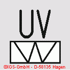 Symbol für Flammenmelder UV