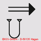 Symbol für Wärmemelder differential linienförmig